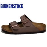 Birkenstock经典软木两扣凉拖鞋Arizona磨砂仿皮软木拖鞋