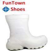 【网红爆款】潮鞋 Funtownshoes范特仕雨靴中筒耐穿耐磨防水防滑安全鞋工业工地水靴职业鞋