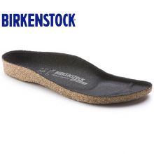 BIRKENSTOCK 68011黑色搭配鞋垫组合省钱套装(Super Birki黑色一双+额外原厂软木替换鞋垫一双）