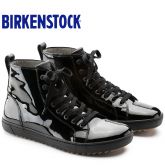 德国制造Birkenstock时尚高帮休闲鞋/板鞋Bartlett漆皮款休闲鞋