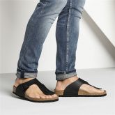 德国Birkenstock软木鞋床休闲人字拖/夹趾拖Ramses粗带软木拖鞋