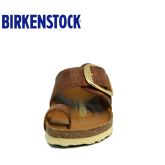 春夏新款Birkenstock女士套趾皮凉拖鞋时尚大搭扣天然牛皮Miramar软木拖鞋软木拖鞋