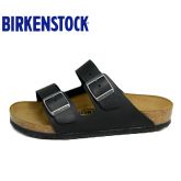 Birkenstock经典天然油蜡皮水松木两扣流行凉拖鞋Arizona明星同款软木拖鞋