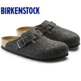 德国制造Birkenstock经典Boston包头鞋羊毛毡材质流行色